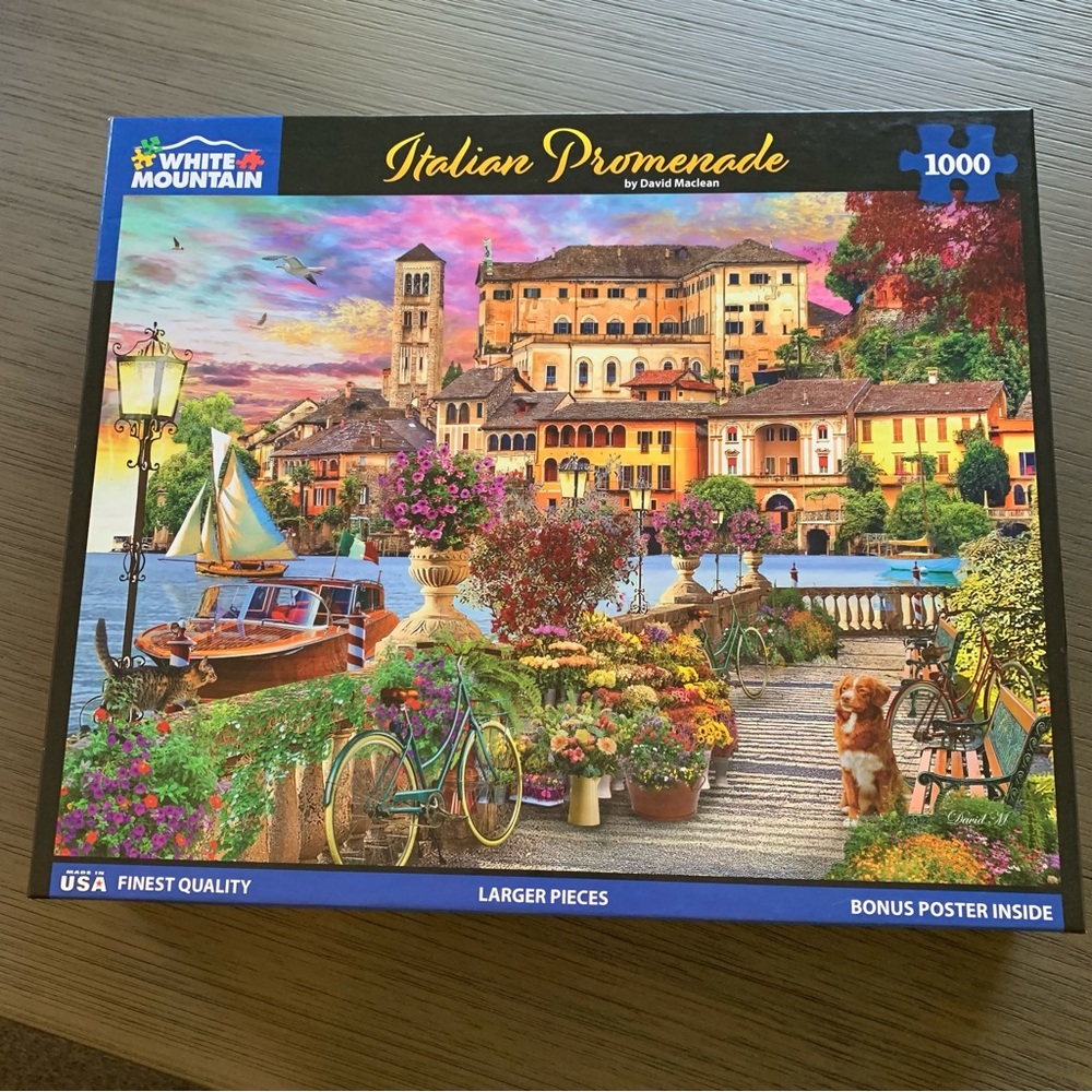 White mountain Italian promenade 1,000 piece puzzle
